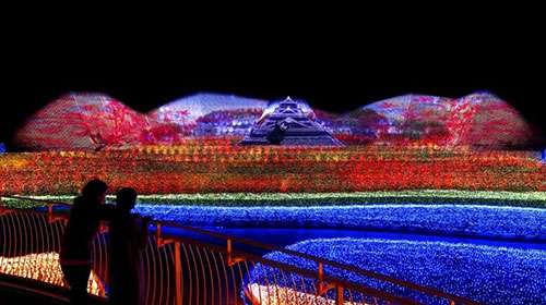 最壯觀的鼕季(ji)燈光秀在日(ri)本(ben)呈現